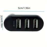 🥯Hub USB Splitter, adaptador 3 puertos USB 2.0🥯 - Img 45593937