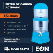 Filtro de Agua Carbón Activado 16 Litros Azul - Img 57410660
