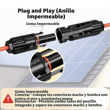 Cable Solar Adaptador DC7909 / DC8020 de 6 metros - 4/5