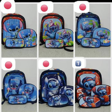 Combo de 3 piezas de Mochilas escolares - 8/10