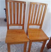 6 (seis)  sillas de cedro importado sin mesa - Img 46102083