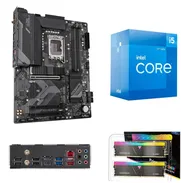 KIT 12TH GEN NEW + I5 12400 + GIGABYTE Z790 + 16GB RGB - Img 48316608