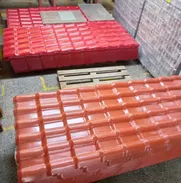 TEJAS plásticas de PVC, cabilla, tuvo, cerca Perle, cemento gris, cemento cola, papel de techo granulado lonas - Img 49424086