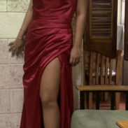 Vestido de para cualquier evento especial graduación rojo vino - Img 56224966