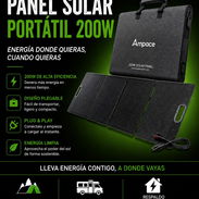 Panel solar plegable de 200W para estaciones de energía contáctenos al 53492054 estamos en Mayabeque - Img 56976575