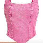 Blusa de Mezclilla Rosa - Img 56941215