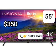 TV / Televisor INSIGNIA 55 pulgadas MOD. NS-55F501NA26 (Año 2026) 4K UHD SMART TV (FIRE TV) con Alexa Voice HDR10 NUEVO. - Img 55649929