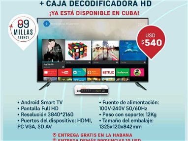 TV Smart 55 pulgadas + caja decodificadora HD - Img main-image-46028071