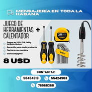 🧰♨️ JUEGO DE HERRAMIENTAS 11 PIEZAS + CALENTADOR DE INMERSIÓN 1000 W - Img 58115740