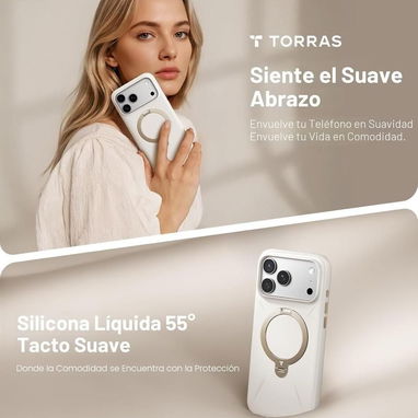 Disponible: Funda silicona 360° Spin iPhone 17 Pro soporte MagSafe | videojuegoshabana.com - Img 123839830