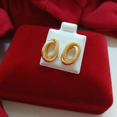 Variados modelos de aretes de oro 10k - 3/10