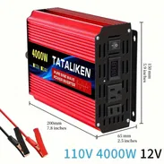 Convertidor de corriente 12v _ 4000w _ onda pura .   140 Usd - Img 58070873