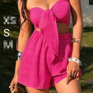 Conjunto de short y blusita rosado - Img 57102716