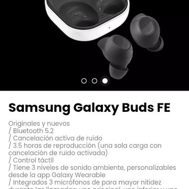Samsung Galaxy Buds FE Originales. Nuevos en caja - Img 112536594