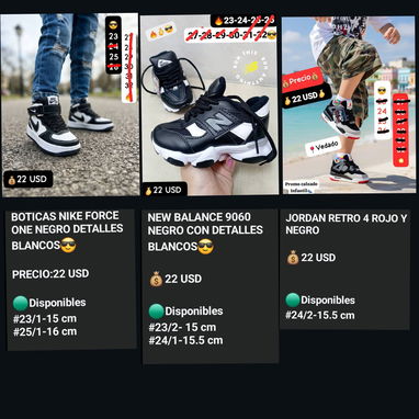 Tenis de niño - 6/8