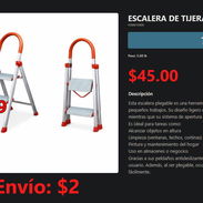 Escalera Plegable de 3 Pasos para Limpieza y Mantenimiento VPT-0679 - Img 54488445