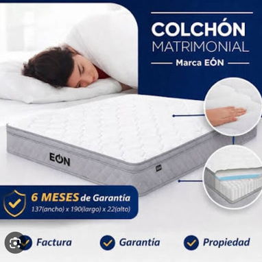 Colchones Sellados Al Vacío Marca Eón 12 Pulgadas - Img 124154213