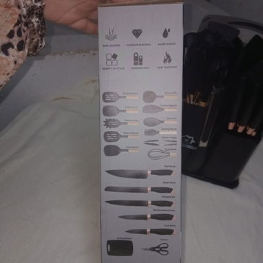 š„ SET š„ DE UTENSILIOS PARA LA COCINA 22 PIEZAS. MENSAJERĆA CON FACTURA Y GARANTĆA. TL 54833699 - Img 118103389