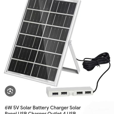 Panel solar de 4 entradas para cargar - 2/2