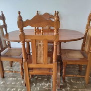Juego de comedor de madera - Img 56876735