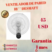 [45] Ventilador de Pared DESMATT 18" - Img 56620913