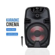 Bocina 6.5" con MICRÓFONO para KARAOKE ( tiene luces RGB) - Img 57807812