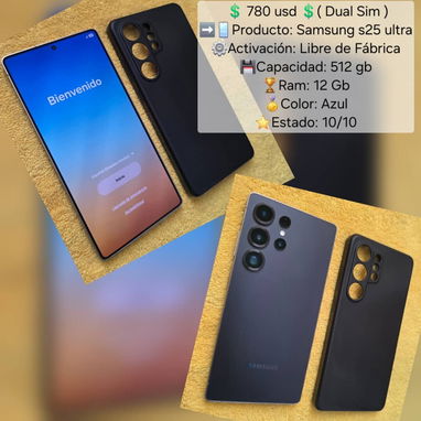 Samsung s25 ultra Dual Sim con su caja Impecable venta o cambio x movil menor y vuelto - 3/4