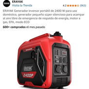 GENERADOR ERAYAK 2400W - Img 54867014