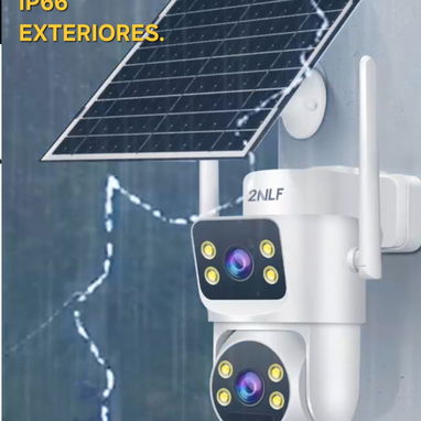 Cámara inteligente solar/2 lentes 10 MPX/rastreo automático - 7/7