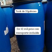 Tank de agua de 55galones en 12mil hasta la puerta de la casa - Img 46037101