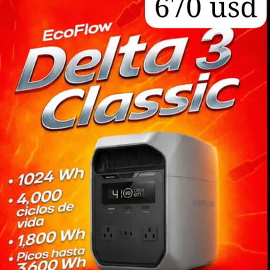 ECOFLOW NUEVOS EN CAJA PANELES CABLES,COMBOS - 7/10