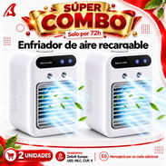 SÚPER COMBO: 2 ventiladores recargables* - Img 58156115