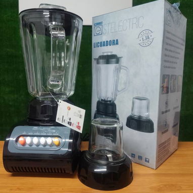🌿Licuadora Stelectric (2 en 1) en 25 usd en negro y rojo - Img 119236710