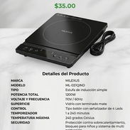 Estufa de Inducción Simple Milexus - Img 55816411