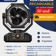 Ventilador recargable - Img 57992515