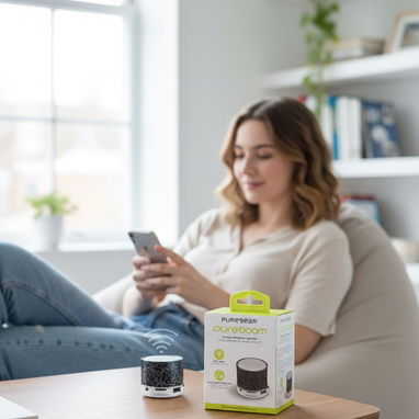 PureBoom Wireless Speaker Bluetooth Portátil | Bocina Compacta con Entrega en La Habana - Img 120841141