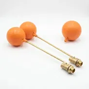 Válvula de flotador de latón de 1/2" con boya naranja - Img 55737834