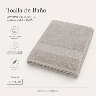 Toallas para cuerpo, 100x100 algodón 💯 - Img 123462737
