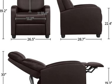 Butacón reclinable nuevo okm disponible en color carmelita oscuro - Img main-image-45502293