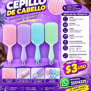 CEPILLO DE CABELLO, NUEVO EN SU NAYLON.VARIEDAD DE ARTÍCULOS PARA EL HOGAR, FACTURA A SU NOMBRE - Img 57296643