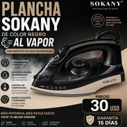 ✨ PLANCHA SOKANY ✨  Plancha al vapor con depósito de agua incorporado  ✅ Consumo: 1800 W 🛡️ Garantía: 15 dias 🚚 ENVÍO - Img 57708967