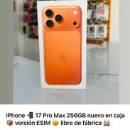 iPhone 17 Pro Max SELLADOS EN CAJA Sim física y versiones esim - Img 55075056