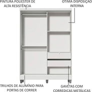 Closet de 2 puertas con espejos intermedios - Img 55796739