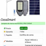 Lámpara Solar Rolinger de 800W. (DJ) - Img 57289667