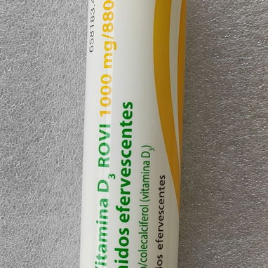 VITAMINA D3 y CALCIO 1000 mg comprimidos esfervescentes-españolas - 2/3