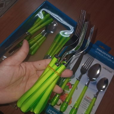 JUEGO DE CUBIERTOS MARWA DE 24 PIEZAS, Entrega por un mínimo costo adicional para toda La Habana - Img 121979998