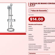 DUCHA DE MANO CON BASE S.P.C . - Img 57556845