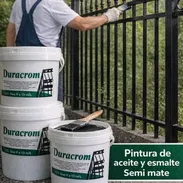 PINTURA DE ACEITE PARA METAL Y MADERA (REJAS PUERTAS Y VENTANA) Original sellada - Img 55499724