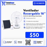 Ventilador Recargable - Img 57877067