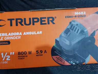Pulidora Truper 800 W Nueva sellada en su caja sin abrir con accesorios 55-28-4377 - Img 33818142